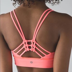 Lululemon Sunshine Salutation Bra Sz 10
